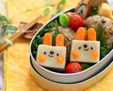 高野豆腐のうさぎちゃん♪和弁当作り方5写真