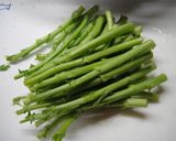 酢が美味しい☆春菊とひきわり納豆の和え物作り方2写真