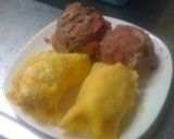 【ごはん】チーズin肉巻きおにぎり作り方5写真