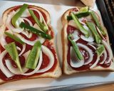 食パンで作るピザ作り方8写真