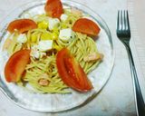トマトとクリームチーズの冷製パスタ作り方9写真
