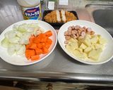 市販のロースカツでカツカレー＆バケット作り方1写真