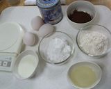 チョコマーブルのシフォンケーキ作り方2写真