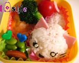 簡単☆　犬　おにぎり　ハコイヌ弁当♪作り方5写真