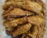 鶏手羽中のパプリカ入りから揚げ♪作り方4写真