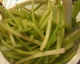 田舎の春☆つわの豚肉炒め作り方1写真