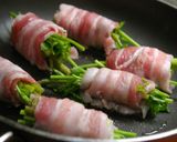 せりの豚肉巻き巻き作り方4写真