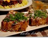 *簡単!!お好み焼き風厚揚げ*作り方3写真