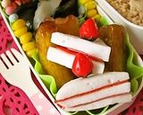 キャラ弁に❤はんぺんショートケーキ作り方9写真