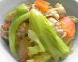 白菜と豚バラ肉のとろっと炒め作り方6写真