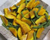 かぼちゃといんげんのホットサラダ作り方5写真