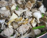 豚だんごとまいたけとアスパラの味噌バター作り方9写真