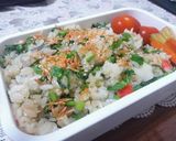 白身魚のヘルシーチャーハン♪作り方5写真