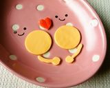 ＊キャラ弁＊　ニッコリ　スマイル弁作り方2写真