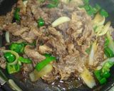 ご飯がススム♪牛肉ピーマン玉葱の甘辛炒め作り方4写真