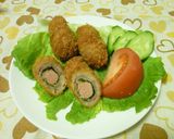明太子と豚肉の大葉ロールカツ作り方4写真