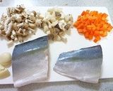 つばすときのことサラダ豆のクリーム煮作り方1写真