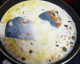 つばすときのことサラダ豆のクリーム煮作り方4写真