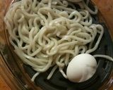 うどんと肉団子入り蒸し野菜作り方5写真