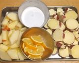 さつま芋とりんごのレモン煮作り方1写真