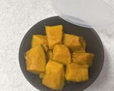 圧力鍋で1分♪甘さ控えめなかぼちゃの煮物作り方7写真