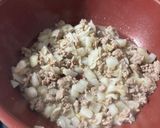 新玉ねぎと豚挽肉の味噌香るパスタ作り方2写真