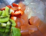 アセロラで　甘酸っぱいフルーツポンチ作り方4写真