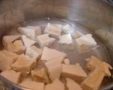 ☆高野豆腐レシピ☆とろとろ味噌汁作り方1写真