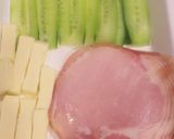 お花見☆お弁当☆前菜に！ハムチーズロール作り方1写真