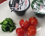 トマト入りモズク酢作り方1写真