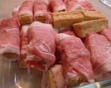 豚肉の厚揚げ巻き　しょうが風味照り焼き♪作り方2写真