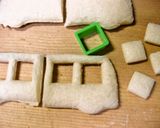 キャラ弁★スヌーピーのバスサンド作り方2写真