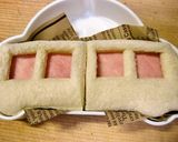 キャラ弁★スヌーピーのバスサンド作り方4写真