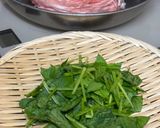 豚しゃぶ肉ともやしの簡単ドームで蒸し焼き♪作り方3写真