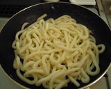 ピザ風うどん☆作り方1写真