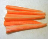 炊飯器の保温機能でステーキ肉で野菜巻き作り方1写真