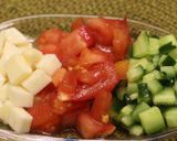 加賀丸いもとトマトのとろとろ酢の物作り方1写真