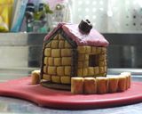 レンガ造りのお菓子の家作り方20写真