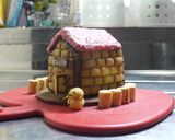 レンガ造りのお菓子の家作り方22写真