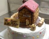 レンガ造りのお菓子の家作り方24写真