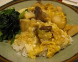 触感を楽しんでください！エリンギ親子丼。作り方8写真