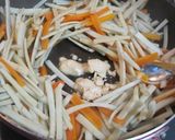 にんじんとごぼうの味覇きんぴら作り方2写真