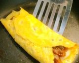 おふくろの味♪挽き肉と玉ねぎのオムレツ作り方3写真