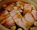 豚バラで☆なんちゃってモツ鍋作り方3写真