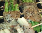 串焼き★豚バラの野菜巻作り方5写真