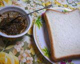 ある物で簡単佃海苔&マヨチートースト！作り方1写真