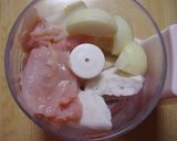 鶏肉のふわっとバーグ作り方1写真