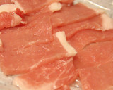ネギ塩レモンダレで豚肉ときのこ炒め作り方2写真