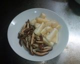 簡単シンプル！干ししいたけと春雨の煮物作り方1写真