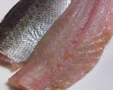 簡単♪いさぎのさっぱりホワイトソース添え作り方1写真